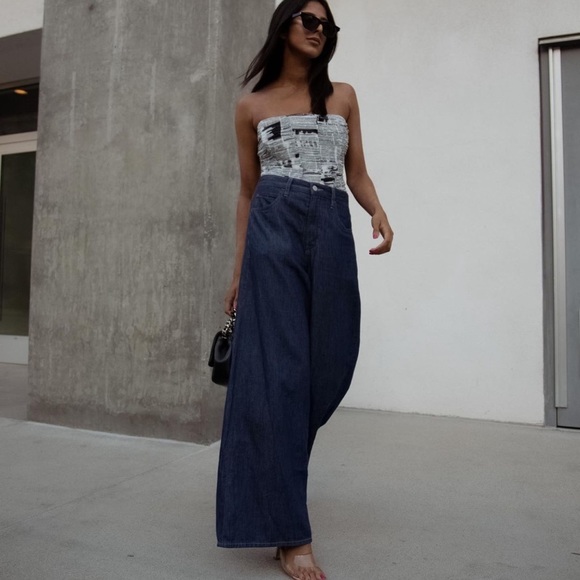 ZARA Newspaper Print Crop Top - Picture 13 of 13